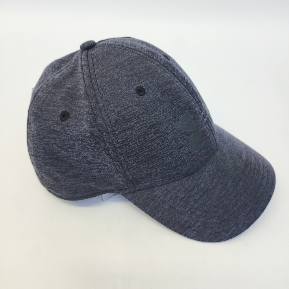 Under Armour Mens Blitzing Curved Brim Stretch Fit Hat Gray LG/XL Heathered Cap